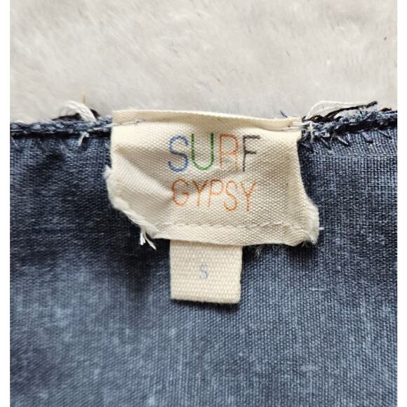 SURF GYPSY chic travel resort swimwear swim caftan kaftan coverup cover-up s - Picture 7 of 7